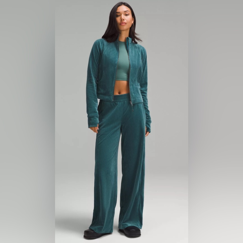 Lululemon athletica velour scuba jacket